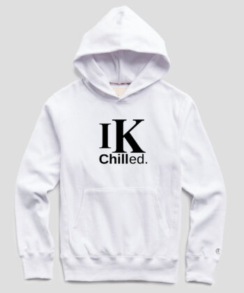 IK Chilled - White Hoodie 1