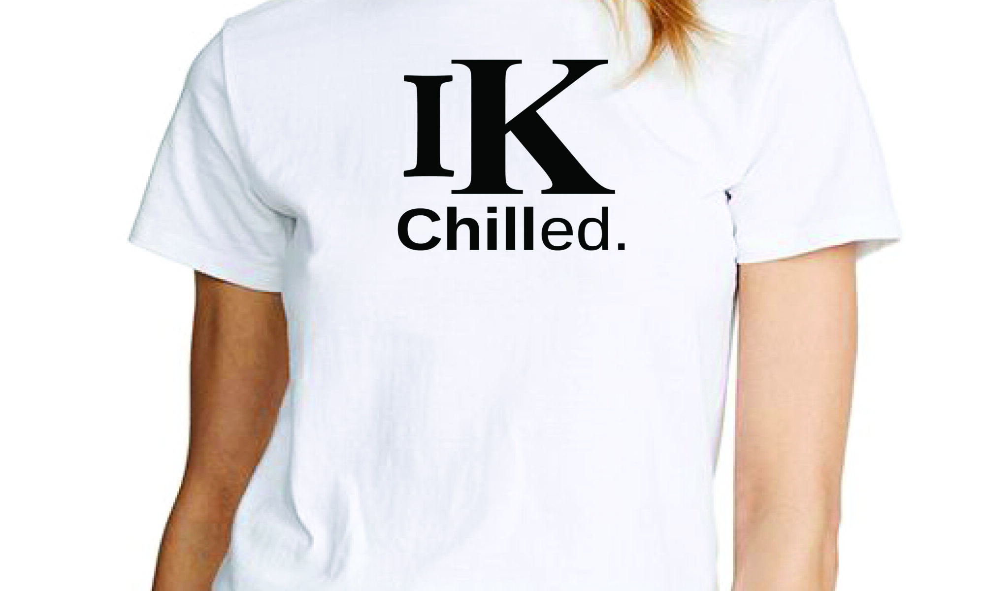 IK Original Chilled Woman White T Shirt