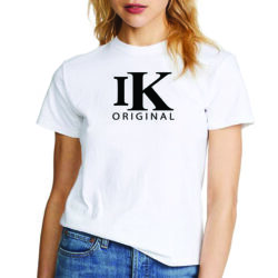 IK Original Woman White T Shirt